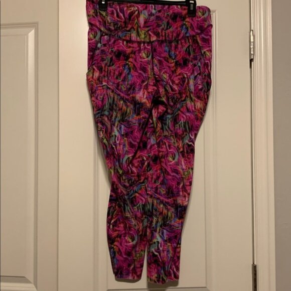 lululemon athletica Pink Multicolor Leggings, Size 12, Excellent Condition - Picture 5 of 7
